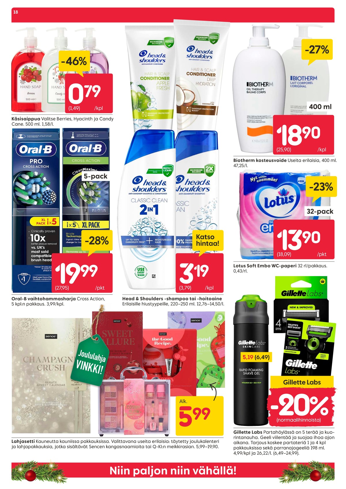 Katso ketjun Rusta tarjouslehti viikolta 48 sivustolla Viikkotarjoukset.fi. Löydät monia hyviä tarjouksia erilaisista tuotteista, esimerkiksi wc-paperit lotus tai nestesaippuat ei määritelty. Lue tarjouslehti täältä! Sivu 18