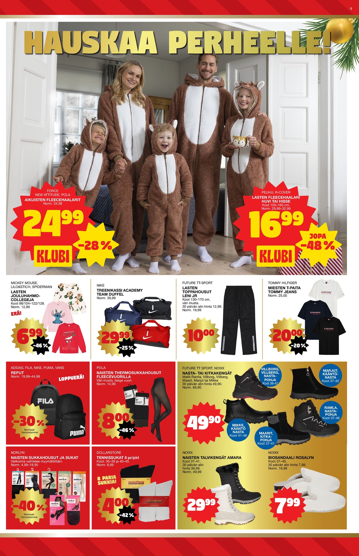 Katso ketjun Tokmanni tarjouslehti viikolta 48 sivustolla Viikkotarjoukset.fi. Löydät monia hyviä tarjouksia erilaisista tuotteista. Lue tarjouslehti täältä! Sivu 9