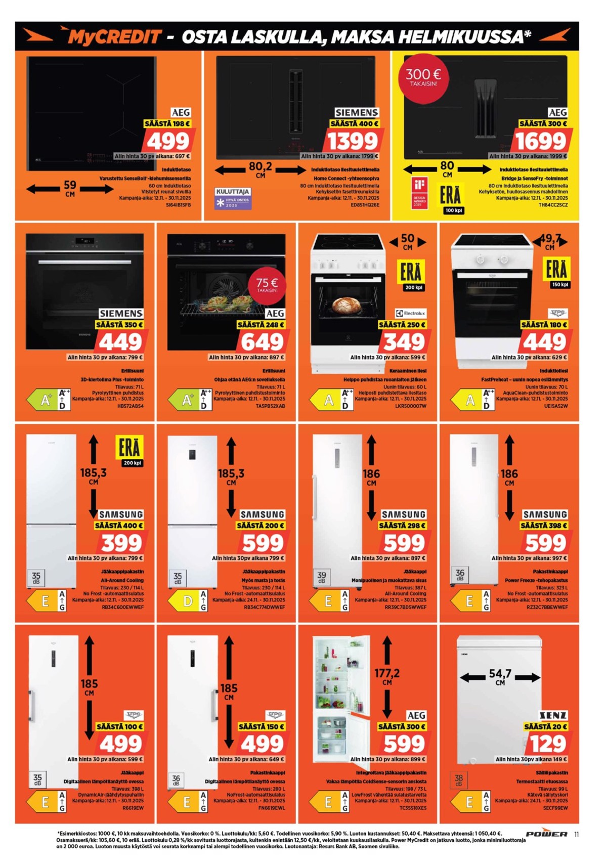 Katso ketjun Power tarjouslehti viikolta 48 sivustolla Viikkotarjoukset.fi. Löydät monia hyviä tarjouksia erilaisista tuotteista. Lue tarjouslehti täältä! Sivu 12