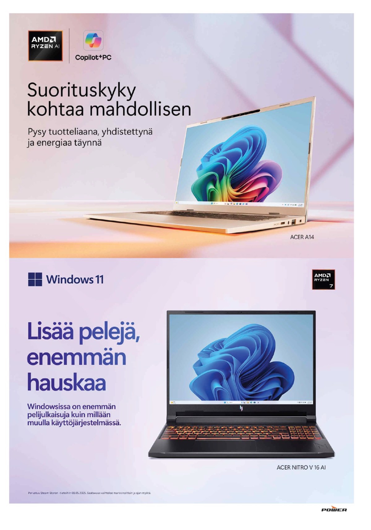 Katso ketjun Power tarjouslehti viikolta 48 sivustolla Viikkotarjoukset.fi. Löydät monia hyviä tarjouksia erilaisista tuotteista. Lue tarjouslehti täältä! Sivu 20