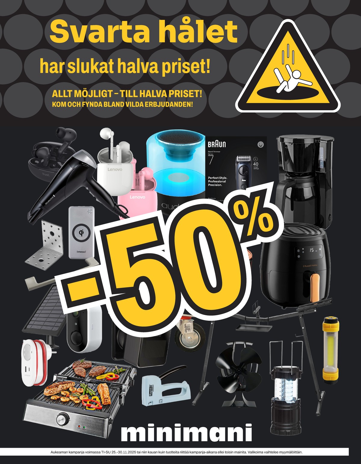 Katso ketjun Minimani tarjouslehti viikolta 48 sivustolla Viikkotarjoukset.fi. Löydät monia hyviä tarjouksia erilaisista tuotteista. Lue tarjouslehti täältä! Sivu 9