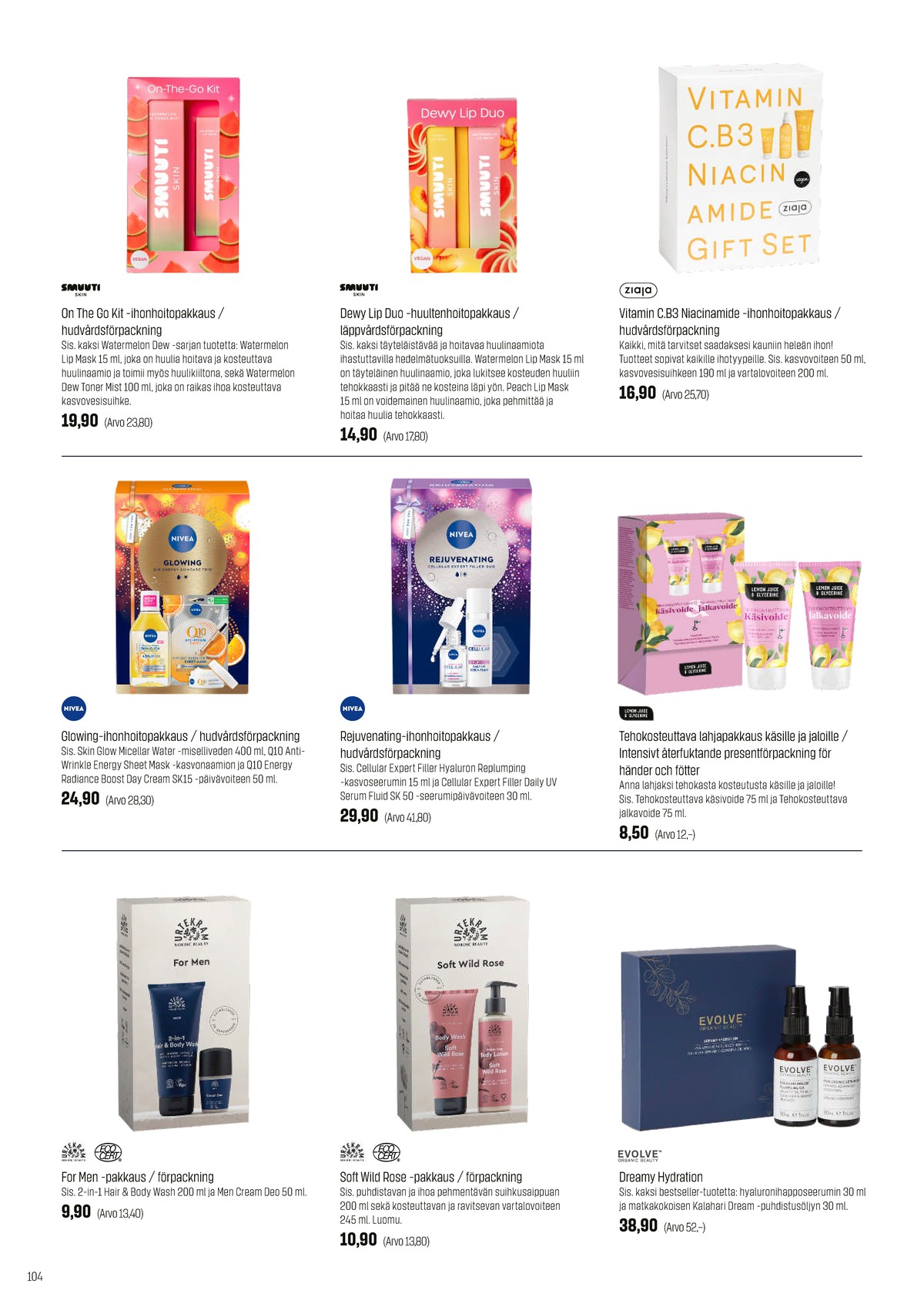 Katso ketjun Sokos tarjouslehti viikolta 49 sivustolla Viikkotarjoukset.fi. Löydät monia hyviä tarjouksia erilaisista tuotteista. Lue tarjouslehti täältä! Sivu 104