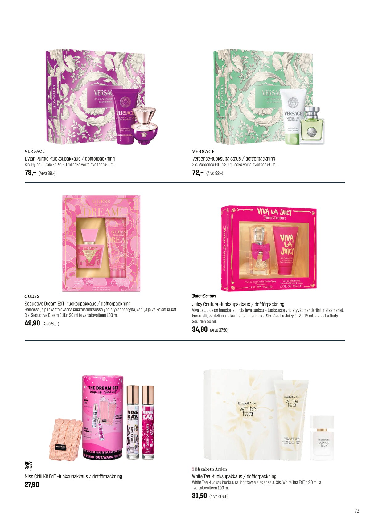 Katso ketjun Sokos tarjouslehti viikolta 49 sivustolla Viikkotarjoukset.fi. Löydät monia hyviä tarjouksia erilaisista tuotteista. Lue tarjouslehti täältä! Sivu 73