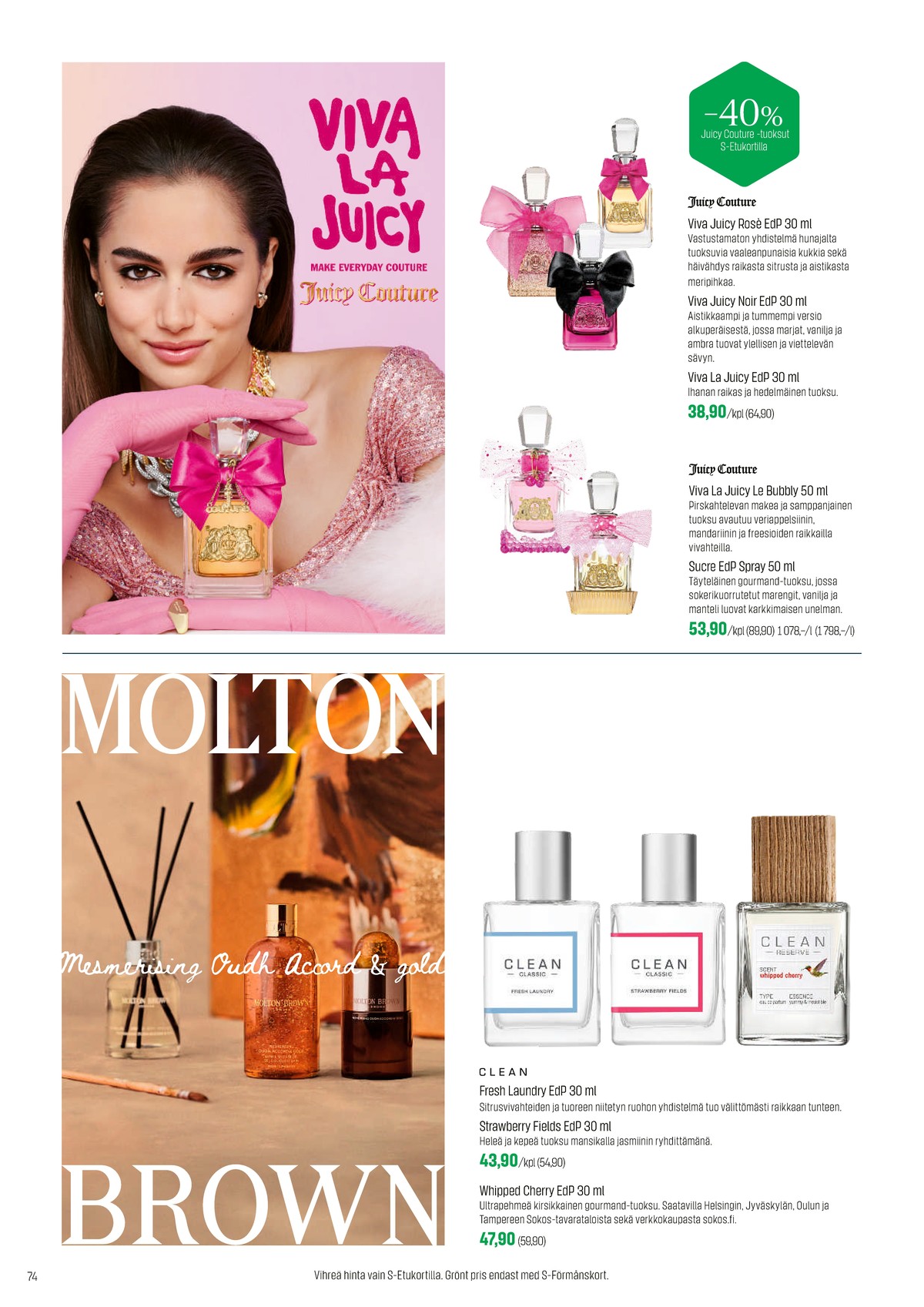 Katso ketjun Sokos tarjouslehti viikolta 49 sivustolla Viikkotarjoukset.fi. Löydät monia hyviä tarjouksia erilaisista tuotteista. Lue tarjouslehti täältä! Sivu 74