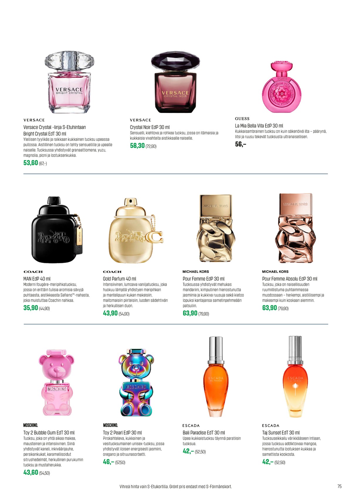 Katso ketjun Sokos tarjouslehti viikolta 49 sivustolla Viikkotarjoukset.fi. Löydät monia hyviä tarjouksia erilaisista tuotteista. Lue tarjouslehti täältä! Sivu 75