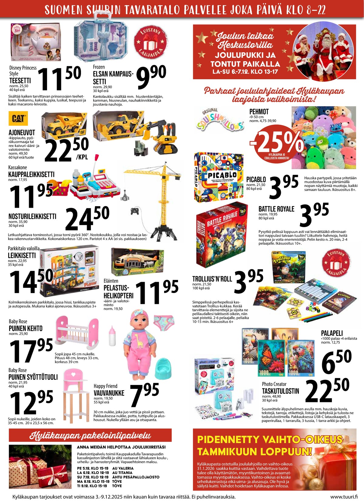 Katso ketjun Keskinen tarjouslehti viikolta 49 sivustolla Viikkotarjoukset.fi. Löydät monia hyviä tarjouksia erilaisista tuotteista. Lue tarjouslehti täältä! Sivu 2