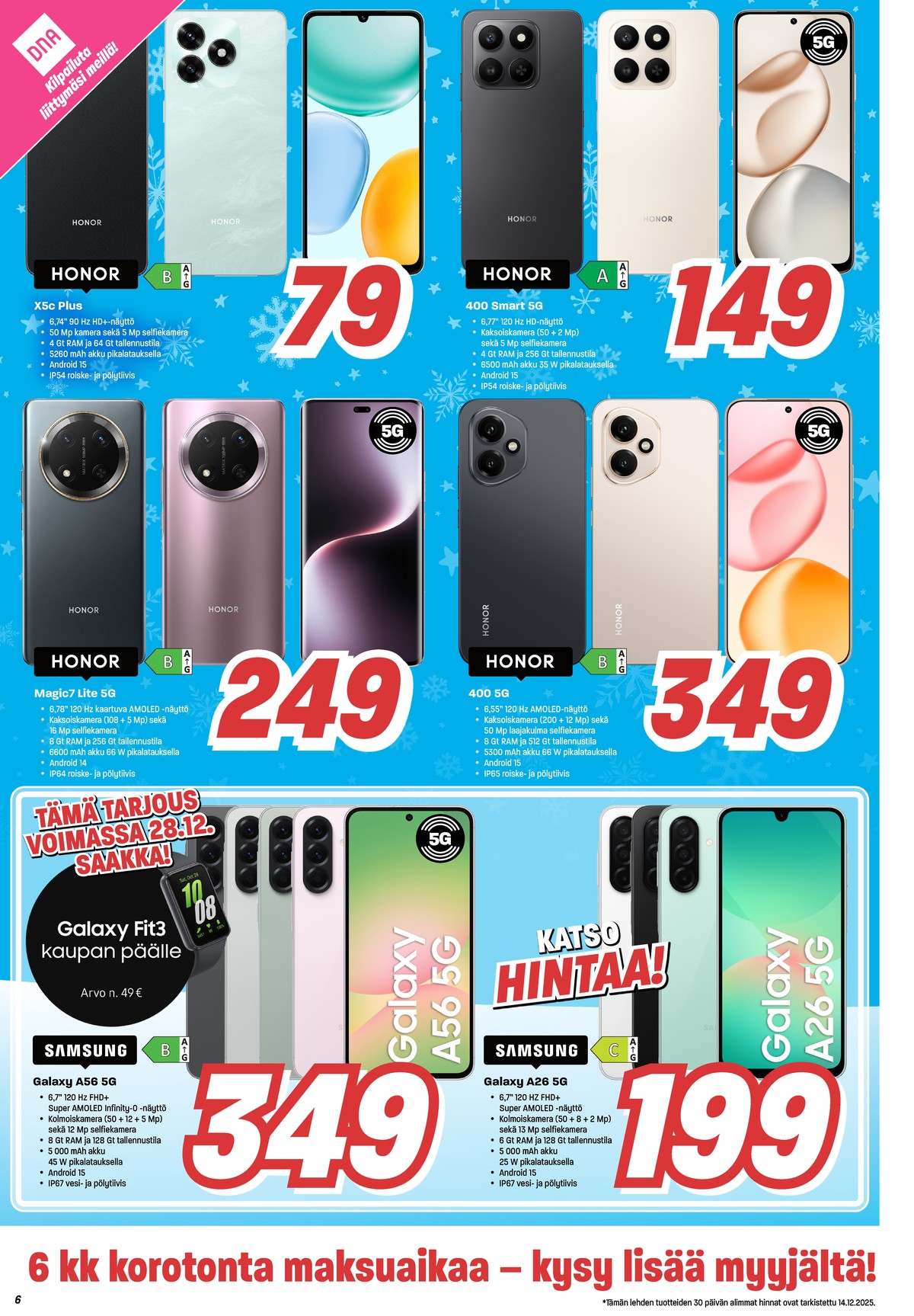 Katso ketjun Veikon Kone tarjouslehti viikolta 49 sivustolla Viikkotarjoukset.fi. Löydät monia hyviä tarjouksia erilaisista tuotteista. Lue tarjouslehti täältä! Sivu 6