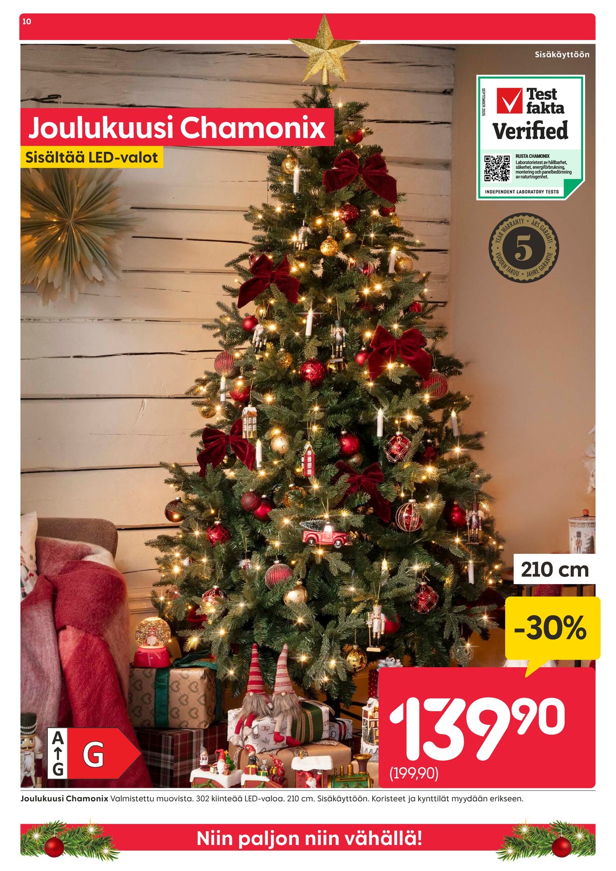 Katso ketjun Rusta tarjouslehti viikolta 50 sivustolla Viikkotarjoukset.fi. Löydät monia hyviä tarjouksia erilaisista tuotteista, esimerkiksi %product1% tai muista tuotteista. Lue tarjouslehti täältä! Sivu 10