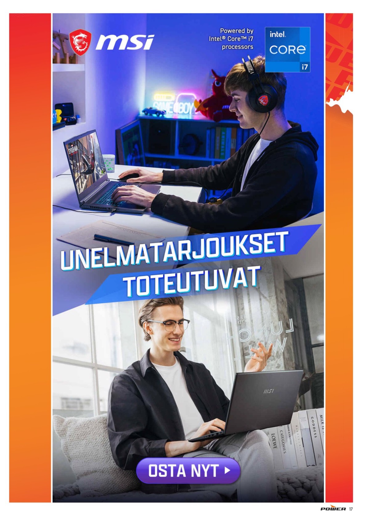 Katso ketjun Power tarjouslehti viikolta 50 sivustolla Viikkotarjoukset.fi. Löydät monia hyviä tarjouksia erilaisista tuotteista. Lue tarjouslehti täältä! Sivu 21