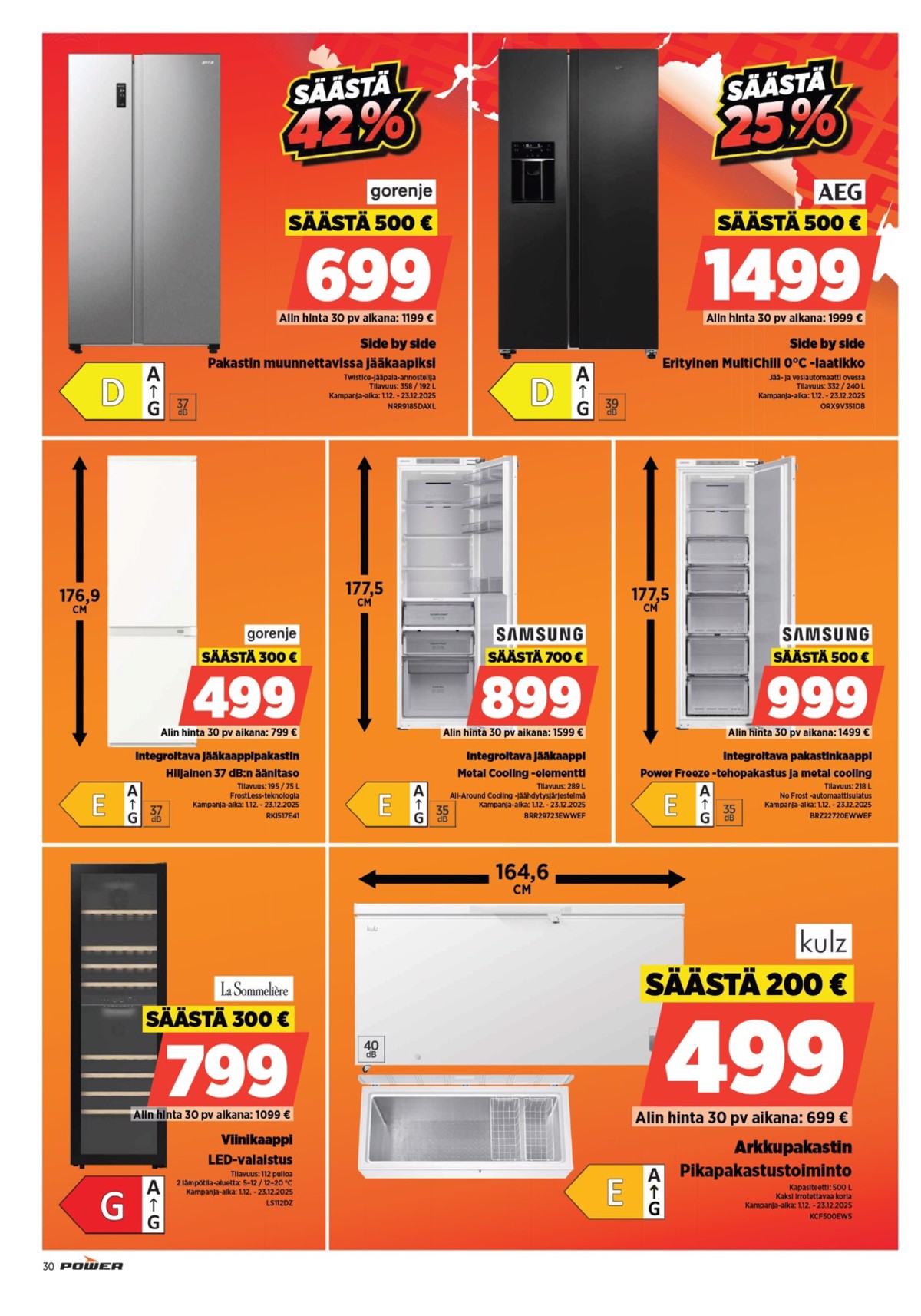 Katso ketjun Power tarjouslehti viikolta 50 sivustolla Viikkotarjoukset.fi. Löydät monia hyviä tarjouksia erilaisista tuotteista, esimerkiksi %product1% tai muista tuotteista. Lue tarjouslehti täältä! Sivu 35