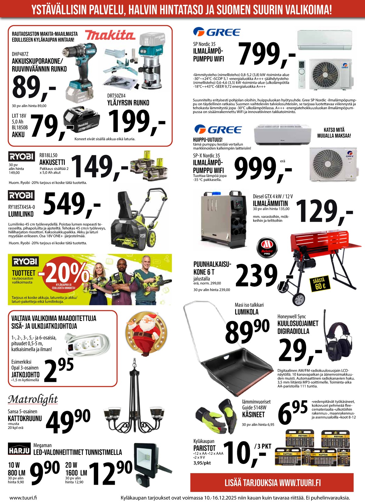 Katso ketjun Keskinen tarjouslehti viikolta 50 sivustolla Viikkotarjoukset.fi. Löydät monia hyviä tarjouksia erilaisista tuotteista, esimerkiksi %product1% tai muista tuotteista. Lue tarjouslehti täältä! Sivu 11