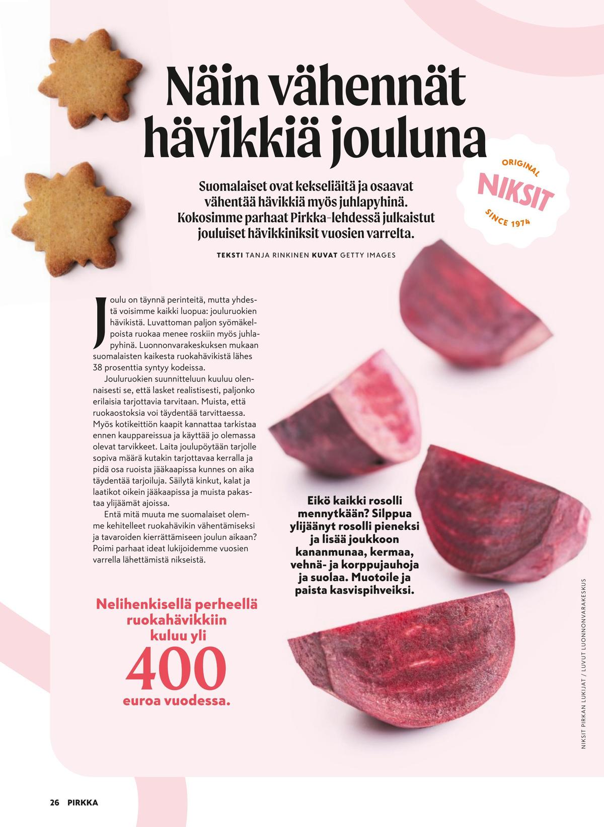 Katso ketjun Pirkka tarjouslehti viikolta 51 sivustolla Viikkotarjoukset.fi. Löydät monia hyviä tarjouksia erilaisista tuotteista. Lue tarjouslehti täältä! Sivu 26