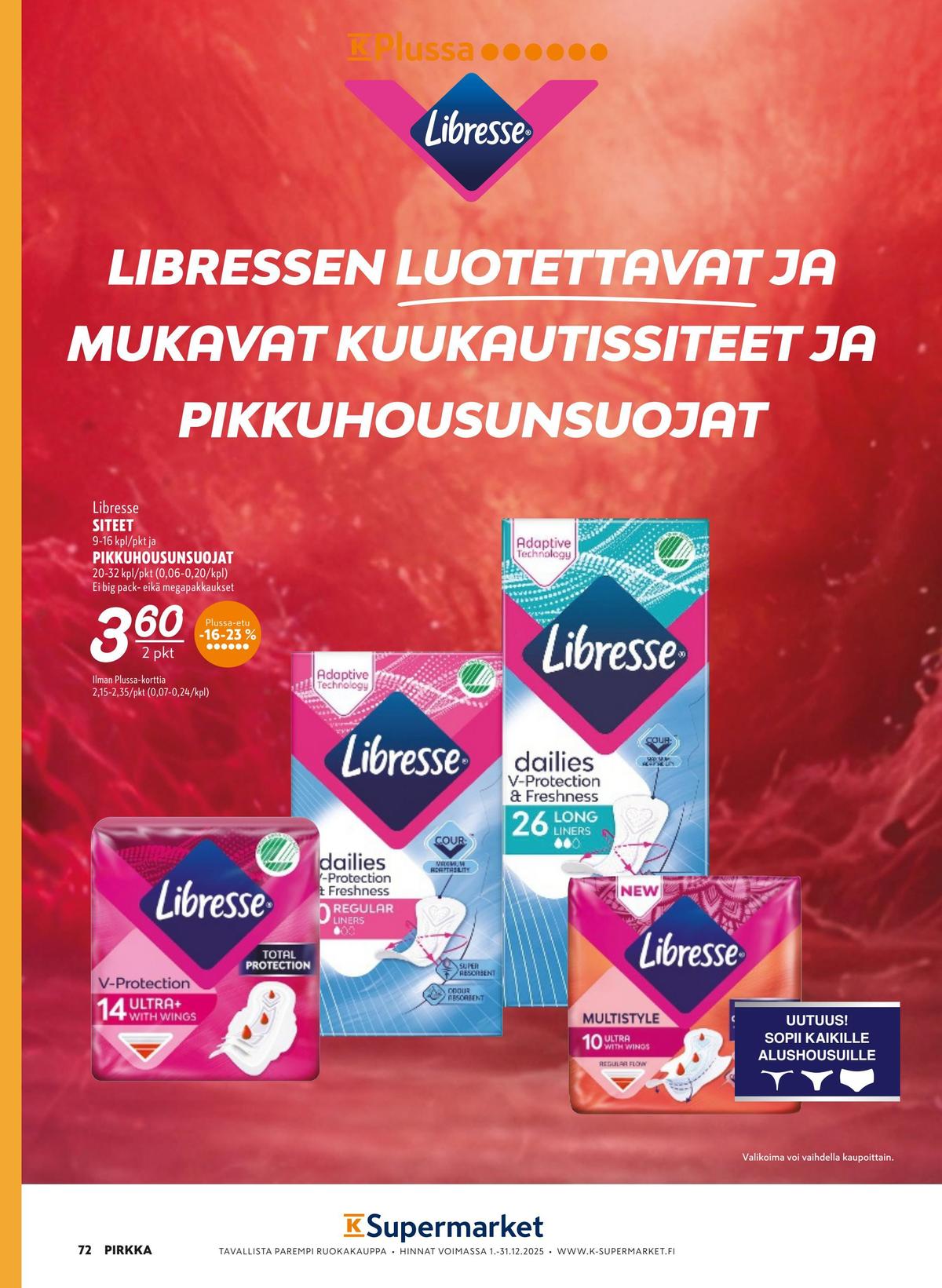 Katso ketjun Pirkka tarjouslehti viikolta 51 sivustolla Viikkotarjoukset.fi. Löydät monia hyviä tarjouksia erilaisista tuotteista. Lue tarjouslehti täältä! Sivu 72