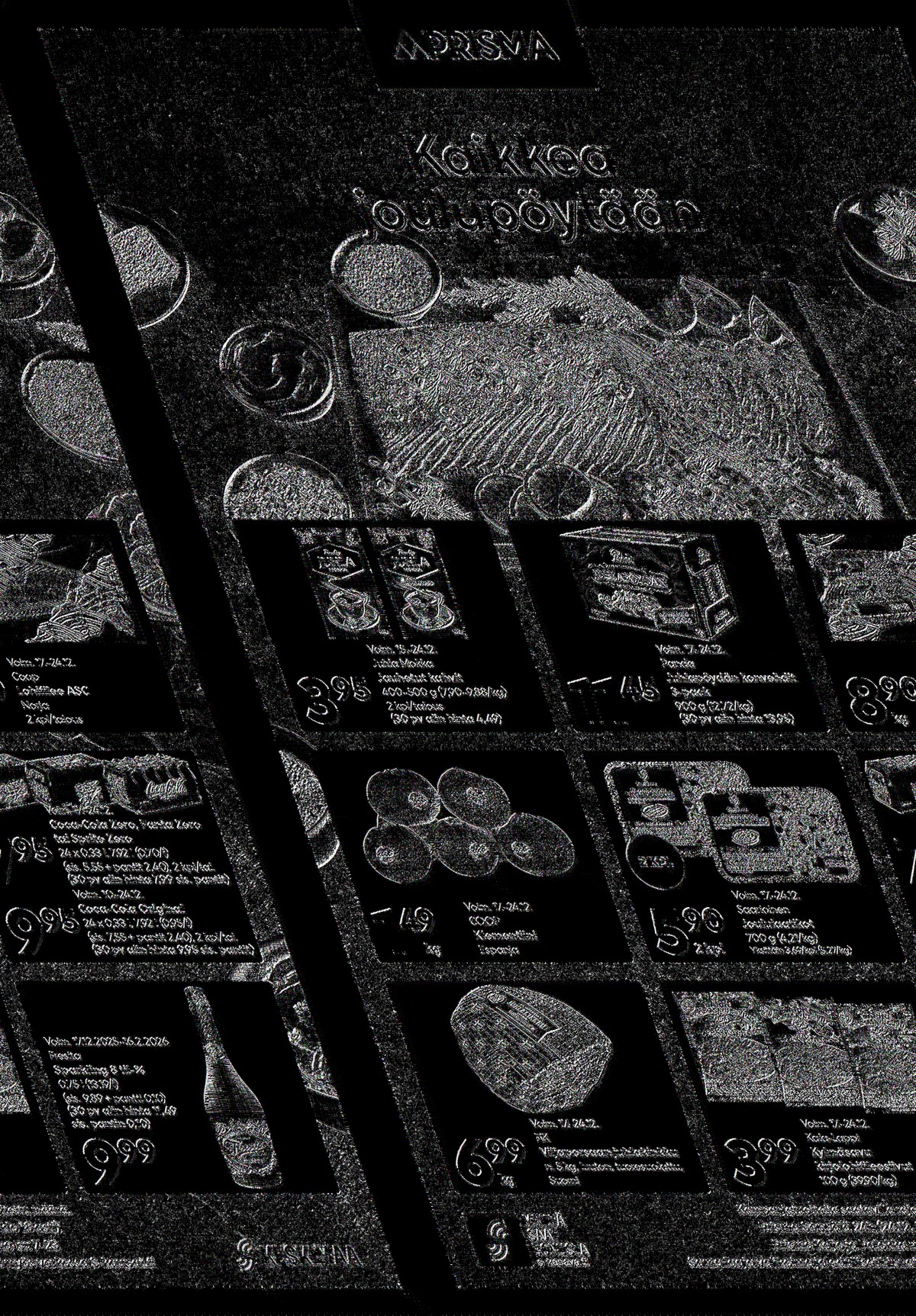 Katso ketjun Prisma region tarjouslehti viikolta 51 sivustolla Viikkotarjoukset.fi. Löydät monia hyviä tarjouksia erilaisista tuotteista. Lue tarjouslehti täältä! Sivu 1