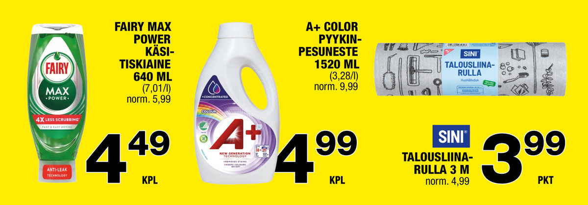 Katso ketjun Säästömarket tarjouslehti viikolta 52 sivustolla Viikkotarjoukset.fi. Löydät monia hyviä tarjouksia erilaisista tuotteista. Lue tarjouslehti täältä! Sivu 2