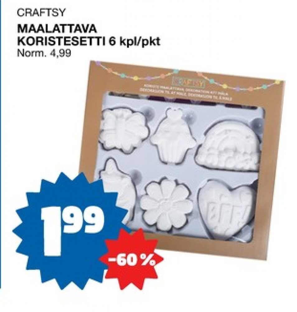 Tarjoukset ja hintavertailu haulla Craftsy, , Askartelutuotteet 0.000 kpl 1 kappale €1.99