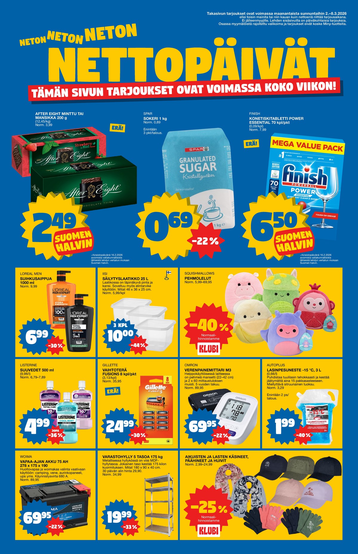 Katso ketjun Tokmanni tarjouslehti viikolta 10 sivustolla Viikkotarjoukset.fi. Löydät monia hyviä tarjouksia erilaisista tuotteista. Lue tarjouslehti täältä! Sivu 16