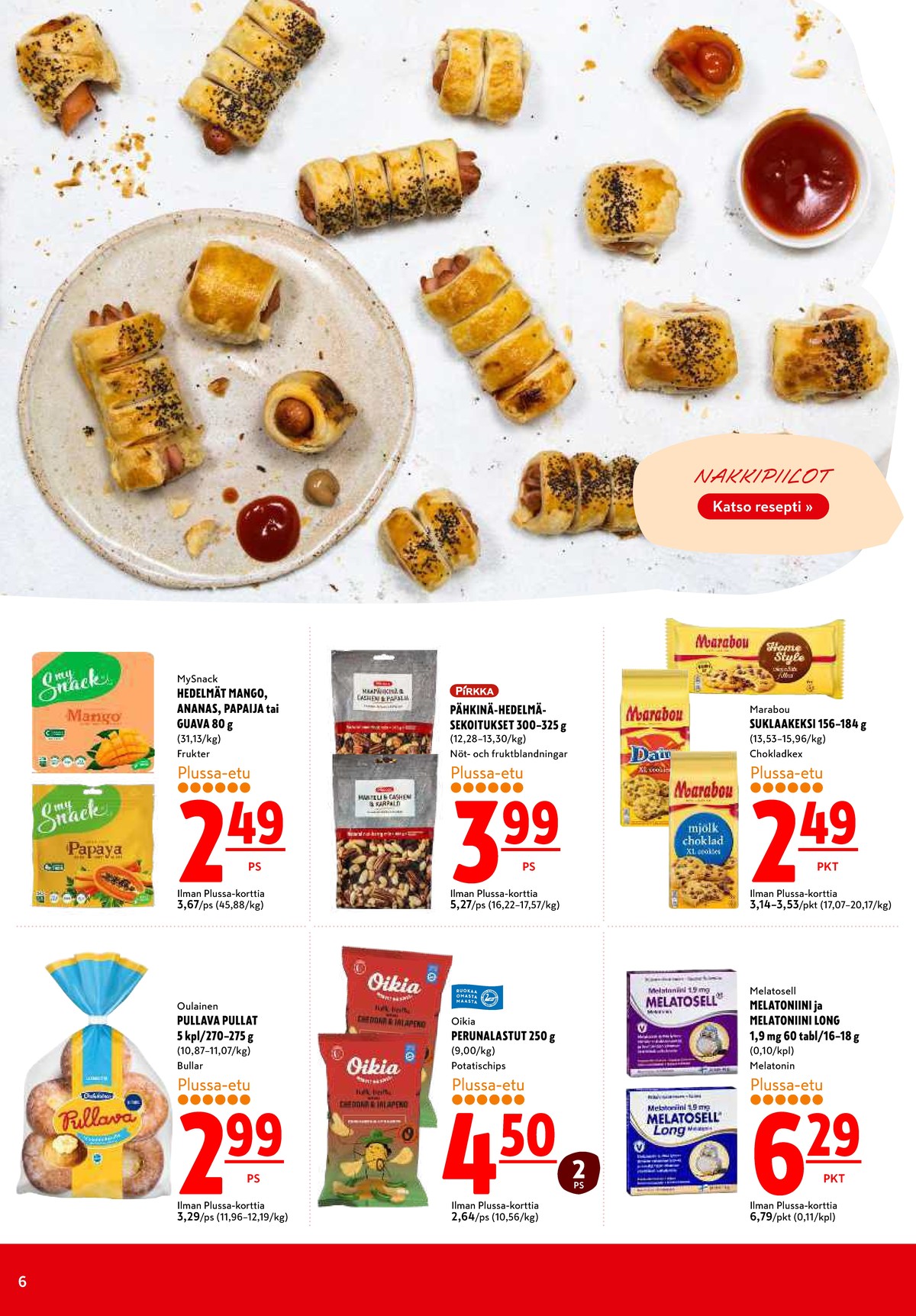 Katso ketjun K-Citymarket tarjouslehti viikolta 10 sivustolla Viikkotarjoukset.fi. Löydät monia hyviä tarjouksia erilaisista tuotteista. Lue tarjouslehti täältä! Sivu 6