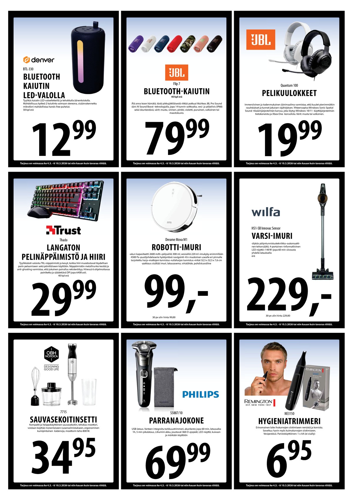 Katso ketjun Keskinen tarjouslehti viikolta 10 sivustolla Viikkotarjoukset.fi. Löydät monia hyviä tarjouksia erilaisista tuotteista. Lue tarjouslehti täältä! Sivu 15