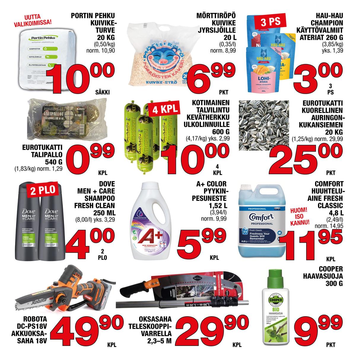 Katso ketjun Säästömarket tarjouslehti viikolta 10 sivustolla Viikkotarjoukset.fi. Löydät monia hyviä tarjouksia erilaisista tuotteista. Lue tarjouslehti täältä! Sivu 1