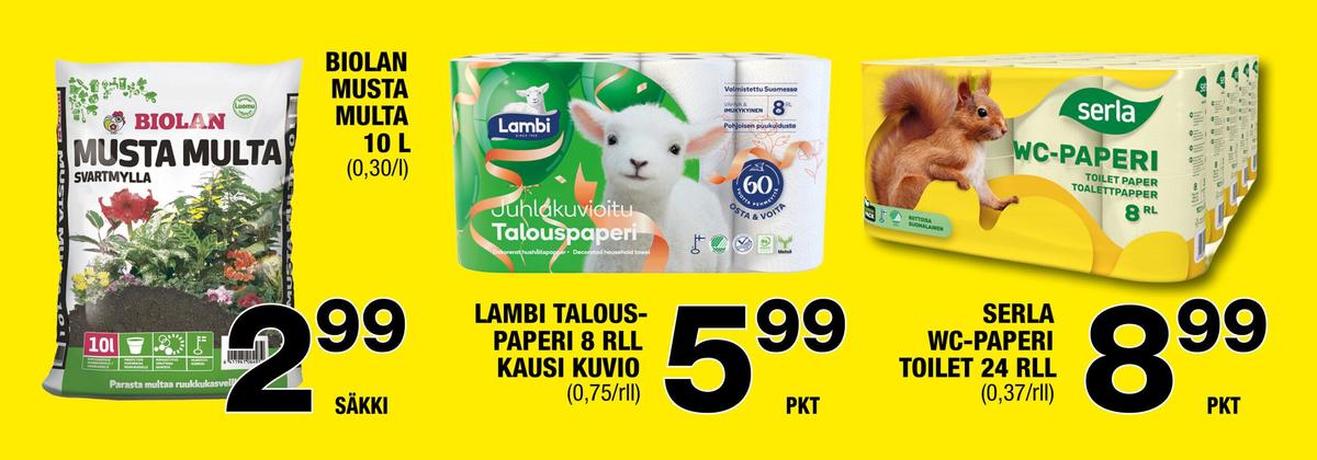 Katso ketjun Säästömarket tarjouslehti viikolta 10 sivustolla Viikkotarjoukset.fi. Löydät monia hyviä tarjouksia erilaisista tuotteista. Lue tarjouslehti täältä! Sivu 2