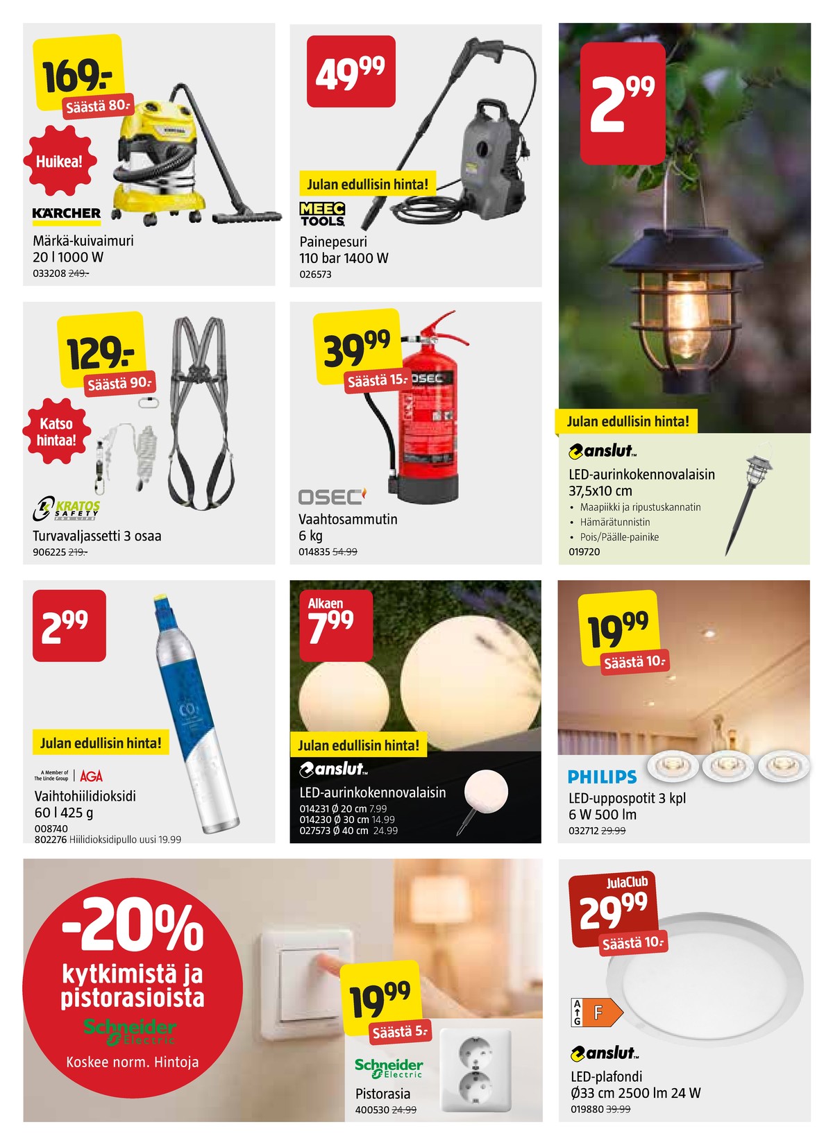 Katso ketjun Jula tarjouslehti viikolta 10 sivustolla Viikkotarjoukset.fi. Löydät monia hyviä tarjouksia erilaisista tuotteista. Lue tarjouslehti täältä! Sivu 7