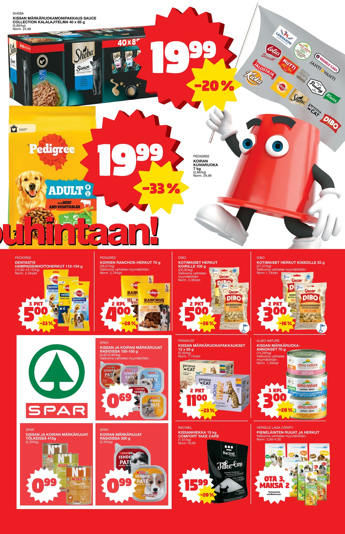 Katso ketjun Tokmanni tarjouslehti viikolta 11 sivustolla Viikkotarjoukset.fi. Löydät monia hyviä tarjouksia erilaisista tuotteista. Lue tarjouslehti täältä! Sivu 23