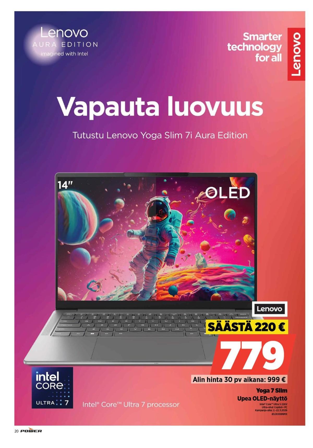 Katso ketjun Power tarjouslehti viikolta 11 sivustolla Viikkotarjoukset.fi. Löydät monia hyviä tarjouksia erilaisista tuotteista, esimerkiksi %product1% tai muista tuotteista. Lue tarjouslehti täältä! Sivu 20