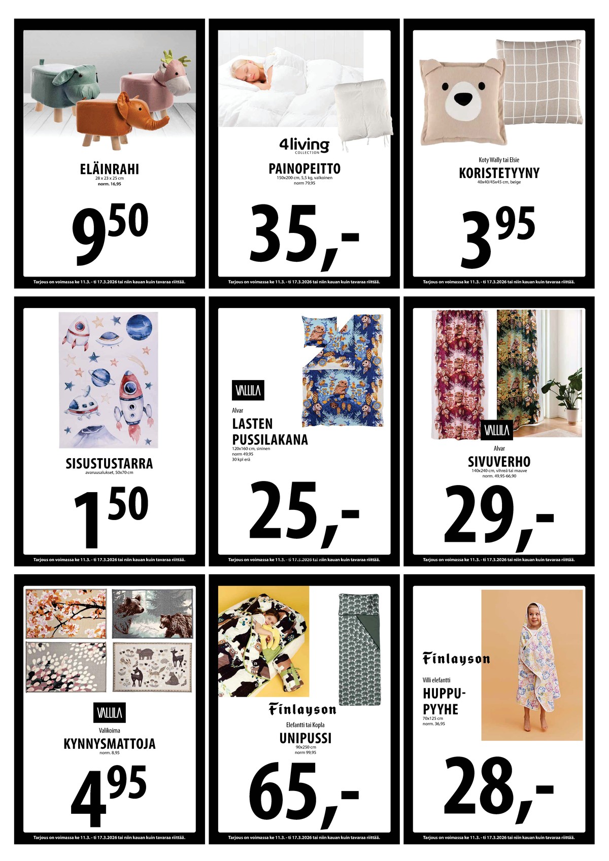 Katso ketjun Keskinen tarjouslehti viikolta 11 sivustolla Viikkotarjoukset.fi. Löydät monia hyviä tarjouksia erilaisista tuotteista, esimerkiksi %product1% tai muista tuotteista. Lue tarjouslehti täältä! Sivu 12