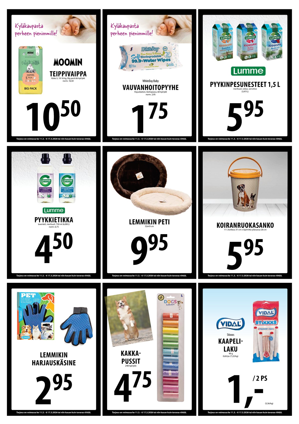 Katso ketjun Keskinen tarjouslehti viikolta 11 sivustolla Viikkotarjoukset.fi. Löydät monia hyviä tarjouksia erilaisista tuotteista, esimerkiksi %product1% tai muista tuotteista. Lue tarjouslehti täältä! Sivu 16