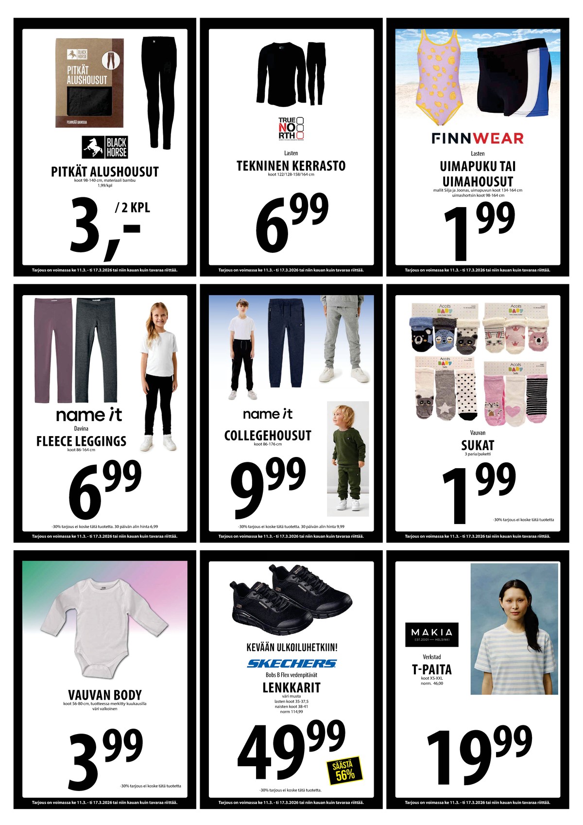 Katso ketjun Keskinen tarjouslehti viikolta 11 sivustolla Viikkotarjoukset.fi. Löydät monia hyviä tarjouksia erilaisista tuotteista. Lue tarjouslehti täältä! Sivu 18