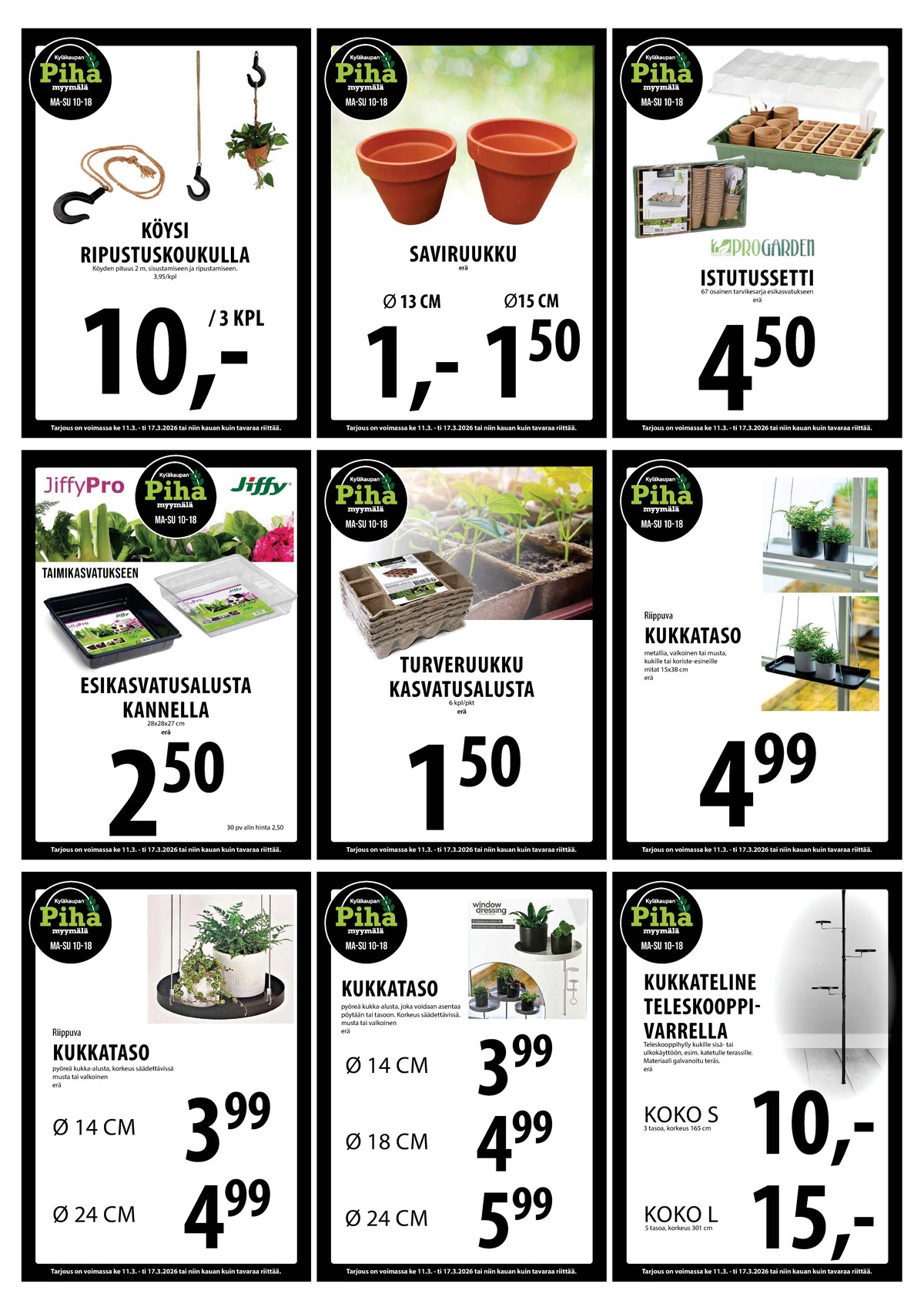 Katso ketjun Keskinen tarjouslehti viikolta 11 sivustolla Viikkotarjoukset.fi. Löydät monia hyviä tarjouksia erilaisista tuotteista, esimerkiksi %product1% tai muista tuotteista. Lue tarjouslehti täältä! Sivu 24