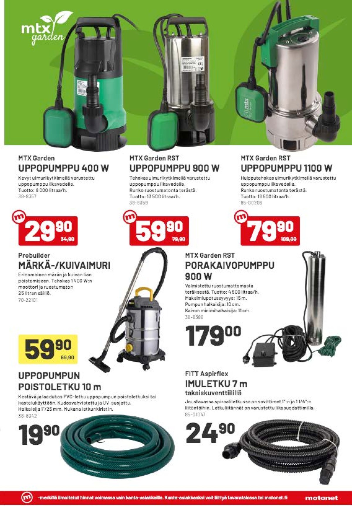 Katso ketjun Motonet tarjouslehti viikolta 11 sivustolla Viikkotarjoukset.fi. Löydät monia hyviä tarjouksia erilaisista tuotteista. Lue tarjouslehti täältä! Sivu 9