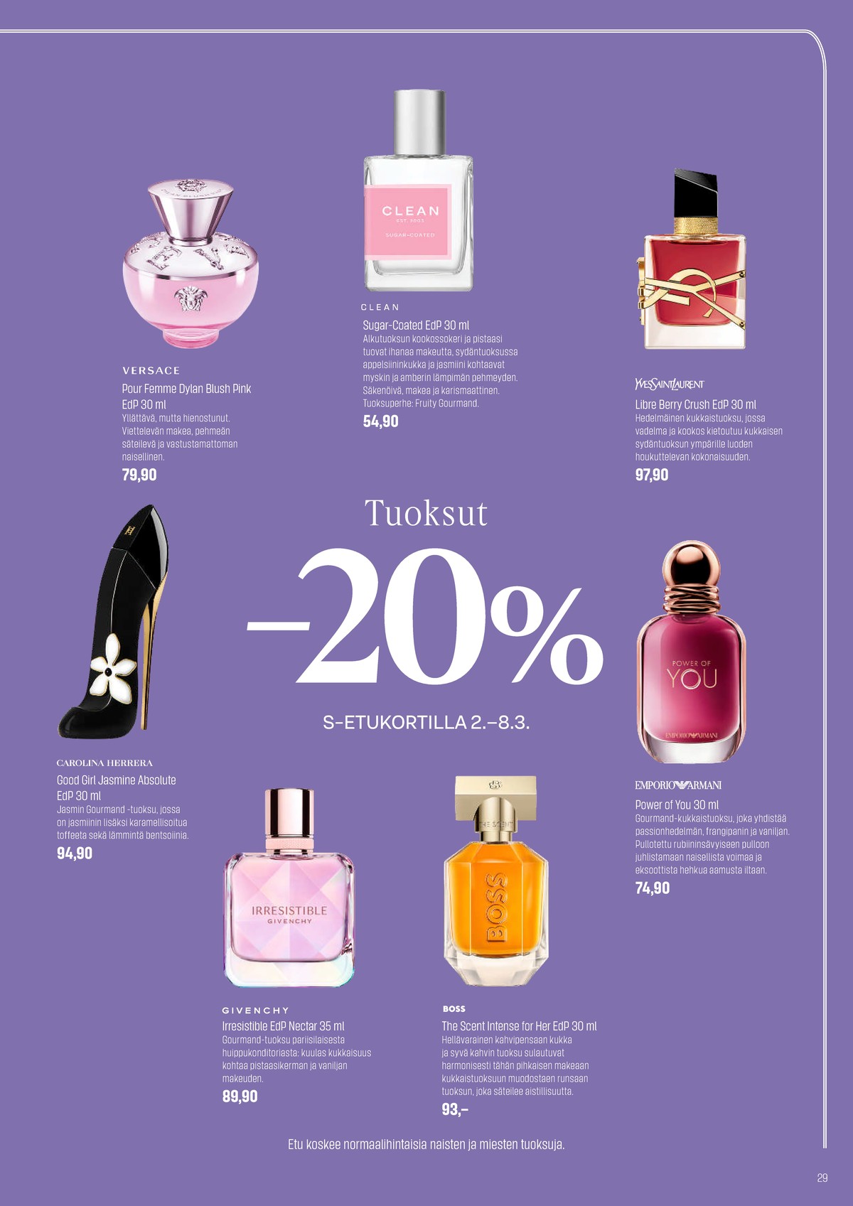 Katso ketjun Sokos tarjouslehti viikolta 12 sivustolla Viikkotarjoukset.fi. Löydät monia hyviä tarjouksia erilaisista tuotteista. Lue tarjouslehti täältä! Sivu 29