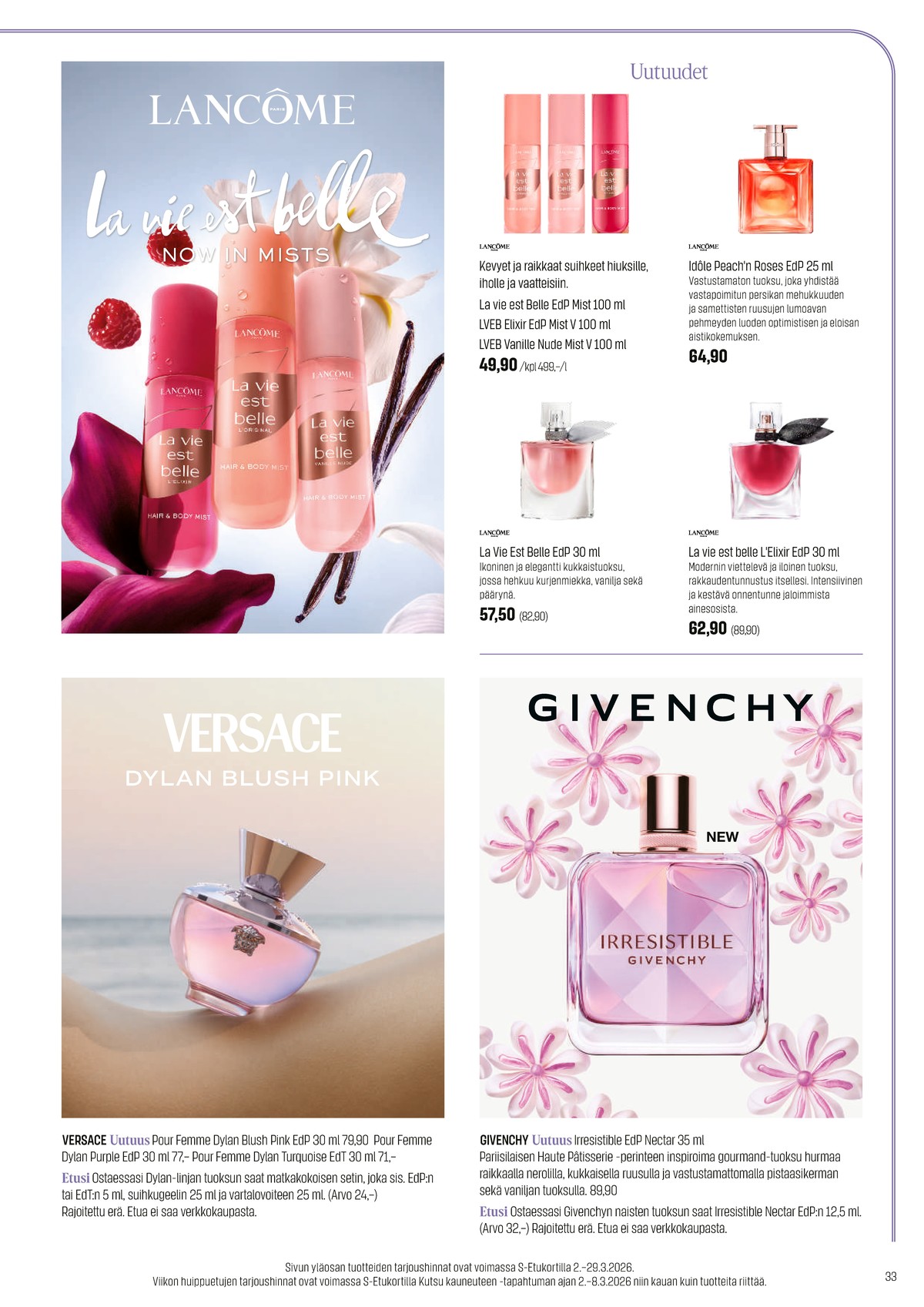 Katso ketjun Sokos tarjouslehti viikolta 12 sivustolla Viikkotarjoukset.fi. Löydät monia hyviä tarjouksia erilaisista tuotteista. Lue tarjouslehti täältä! Sivu 33