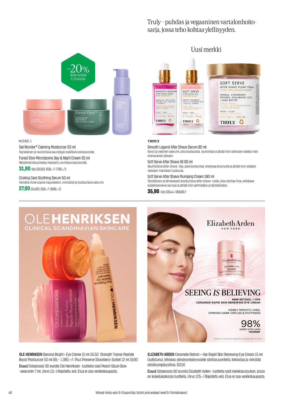 Katso ketjun Sokos tarjouslehti viikolta 12 sivustolla Viikkotarjoukset.fi. Löydät monia hyviä tarjouksia erilaisista tuotteista. Lue tarjouslehti täältä! Sivu 46