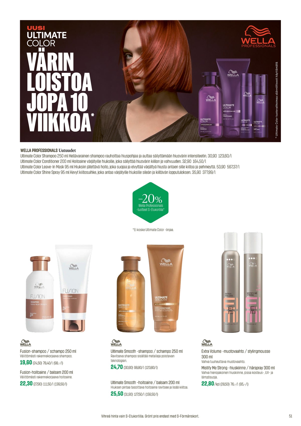 Katso ketjun Sokos tarjouslehti viikolta 12 sivustolla Viikkotarjoukset.fi. Löydät monia hyviä tarjouksia erilaisista tuotteista. Lue tarjouslehti täältä! Sivu 51