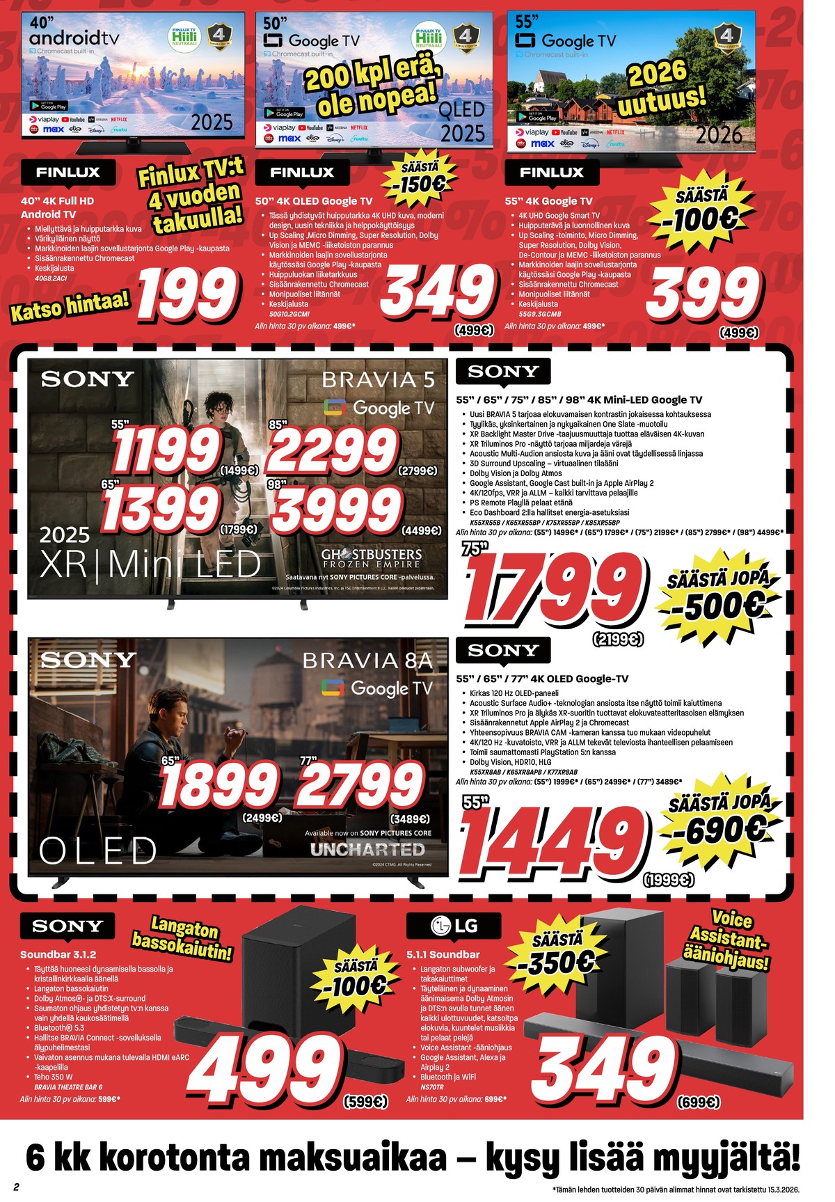 Katso ketjun Veikon Kone tarjouslehti viikolta 12 sivustolla Viikkotarjoukset.fi. Löydät monia hyviä tarjouksia erilaisista tuotteista. Lue tarjouslehti täältä! Sivu 2