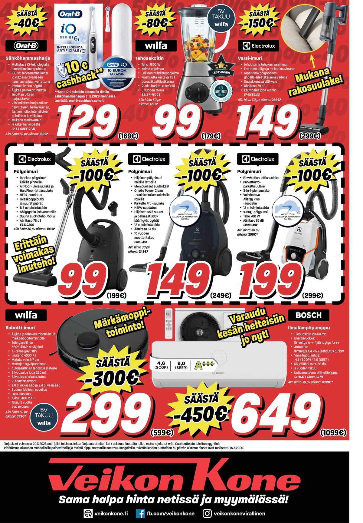 Katso ketjun Veikon Kone tarjouslehti viikolta 12 sivustolla Viikkotarjoukset.fi. Löydät monia hyviä tarjouksia erilaisista tuotteista. Lue tarjouslehti täältä! Sivu 8