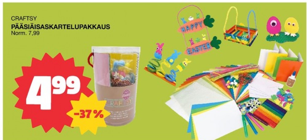 Tarjoukset ja hintavertailu haulla Craftsy, , Askartelutuotteet 0.000 kpl 1 kappale €4.99