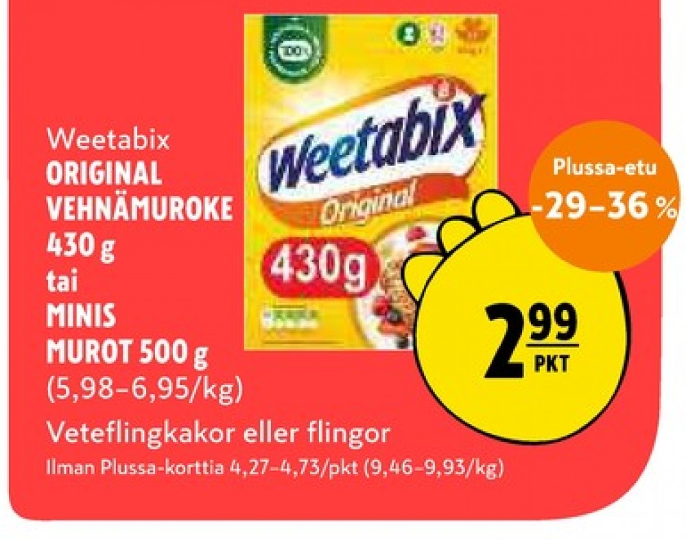 Tarjoukset ja hintavertailu haulla Crispy Minis Choco, , Aamiaistuotteet 0.500 kg 1 paketti(a) €2.99