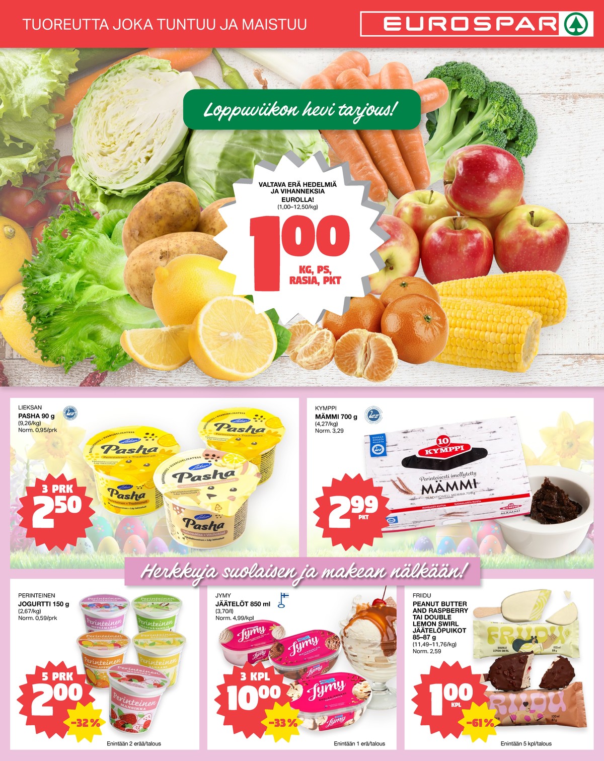 Katso ketjun Tokmanni tarjouslehti viikolta 12 sivustolla Viikkotarjoukset.fi. Löydät monia hyviä tarjouksia erilaisista tuotteista. Lue tarjouslehti täältä! Sivu 3