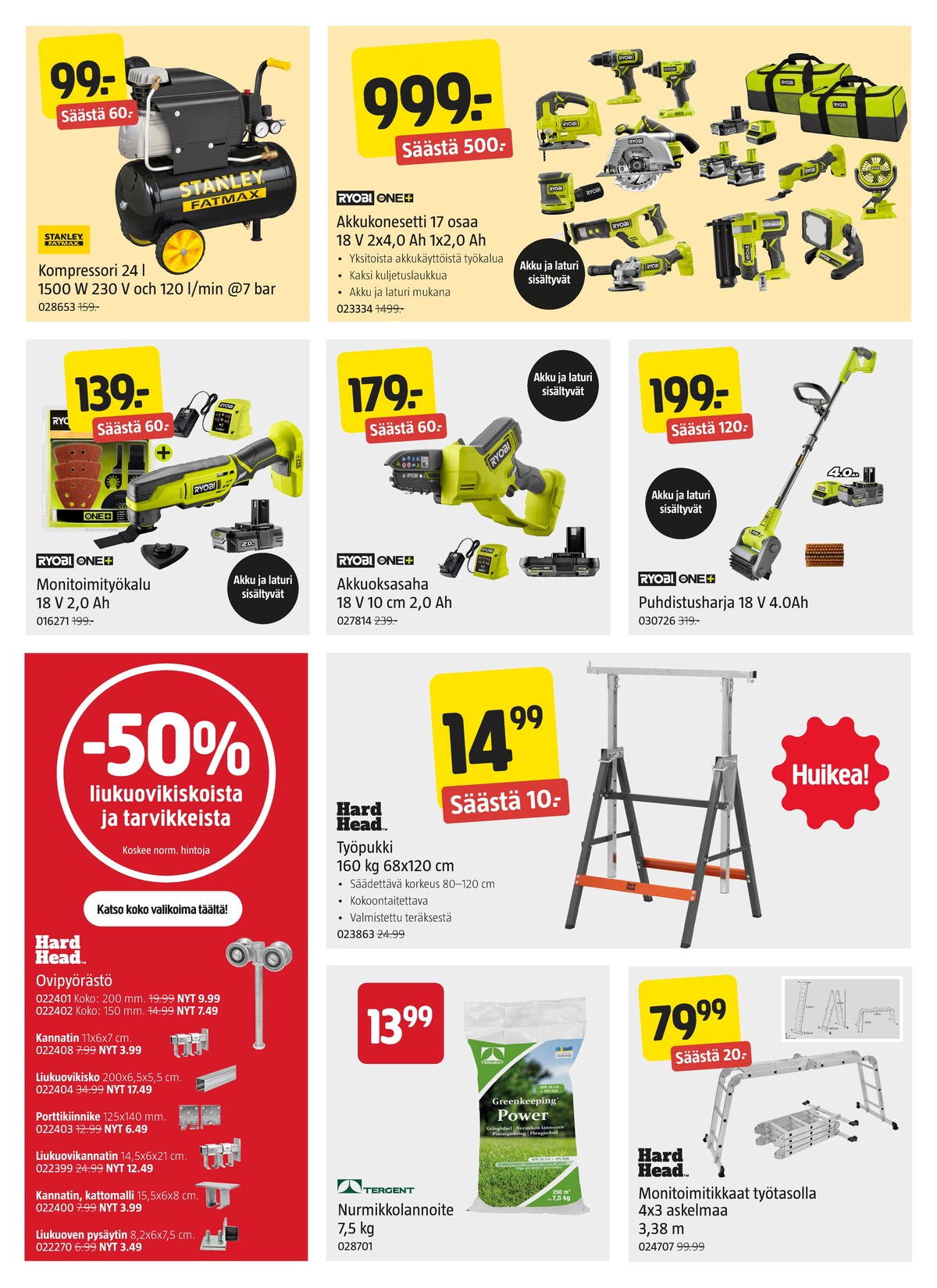 Katso ketjun Jula tarjouslehti viikolta 13 sivustolla Viikkotarjoukset.fi. Löydät monia hyviä tarjouksia erilaisista tuotteista. Lue tarjouslehti täältä! Sivu 5
