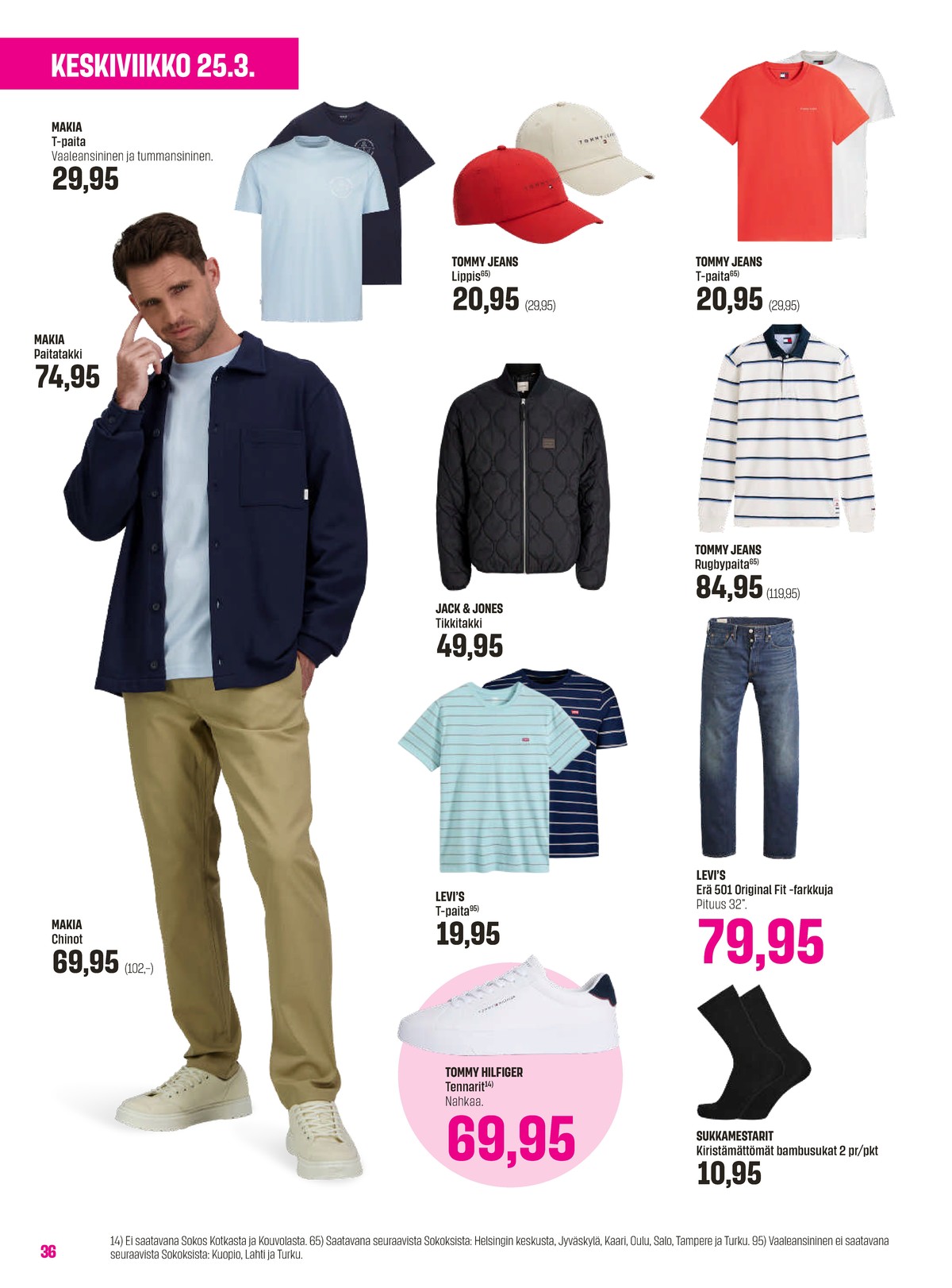 Katso ketjun Sokos tarjouslehti viikolta 13 sivustolla Viikkotarjoukset.fi. Löydät monia hyviä tarjouksia erilaisista tuotteista. Lue tarjouslehti täältä! Sivu 36