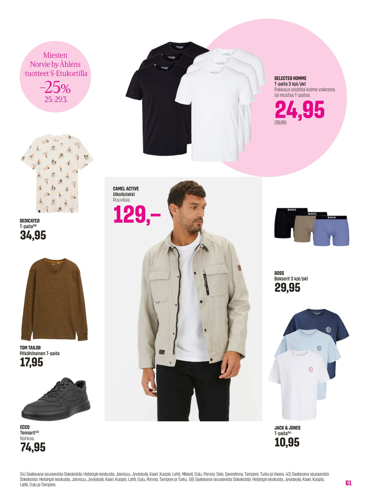 Katso ketjun Sokos tarjouslehti viikolta 13 sivustolla Viikkotarjoukset.fi. Löydät monia hyviä tarjouksia erilaisista tuotteista. Lue tarjouslehti täältä! Sivu 61