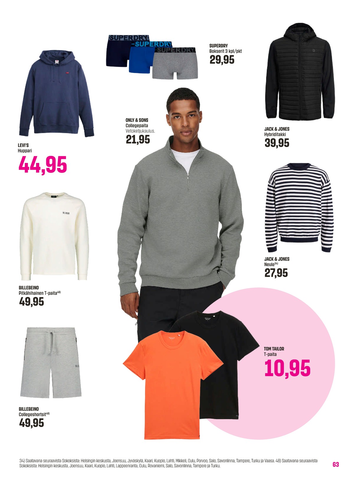 Katso ketjun Sokos tarjouslehti viikolta 13 sivustolla Viikkotarjoukset.fi. Löydät monia hyviä tarjouksia erilaisista tuotteista. Lue tarjouslehti täältä! Sivu 63