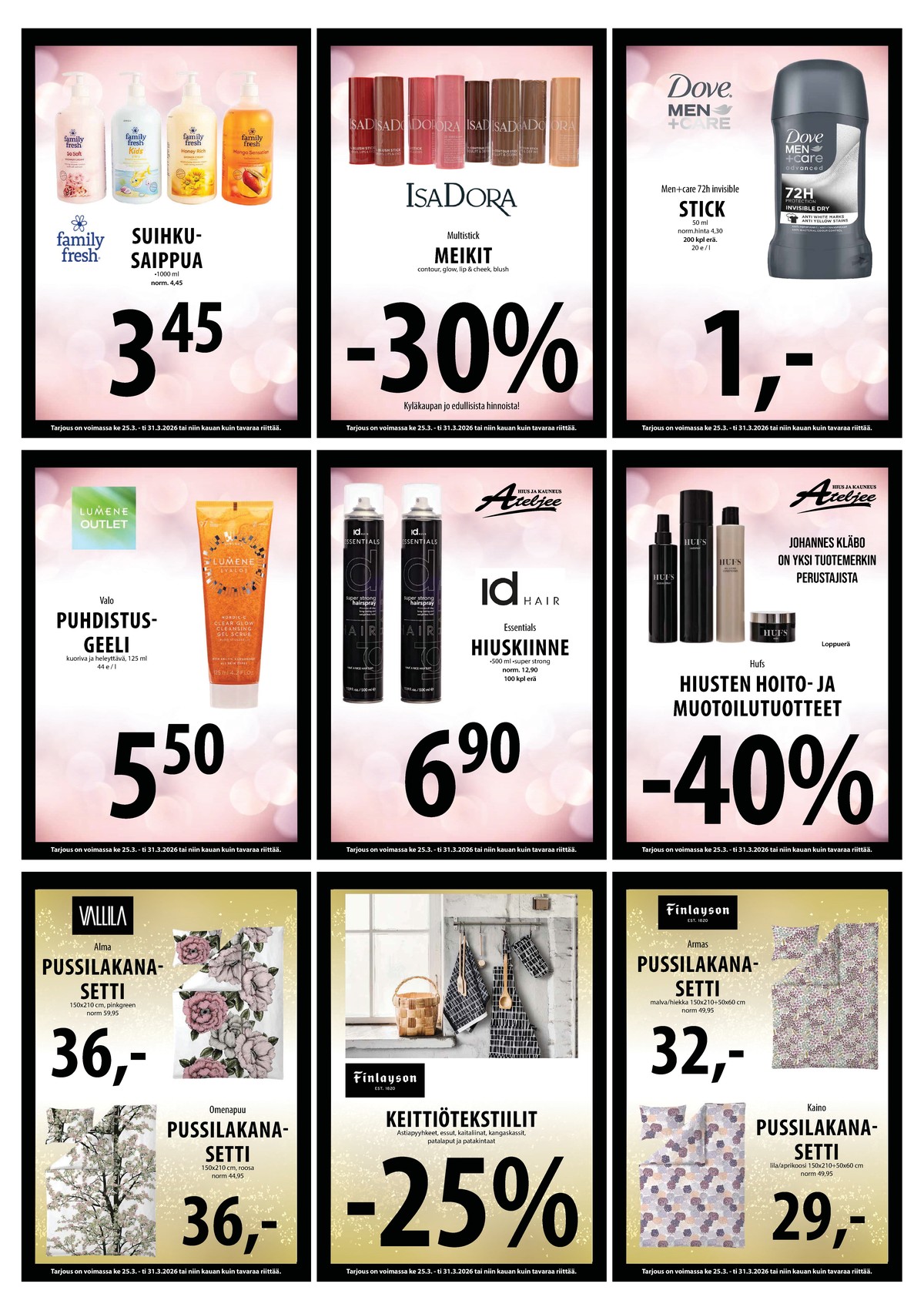 Katso ketjun Keskinen tarjouslehti viikolta 13 sivustolla Viikkotarjoukset.fi. Löydät monia hyviä tarjouksia erilaisista tuotteista. Lue tarjouslehti täältä! Sivu 13