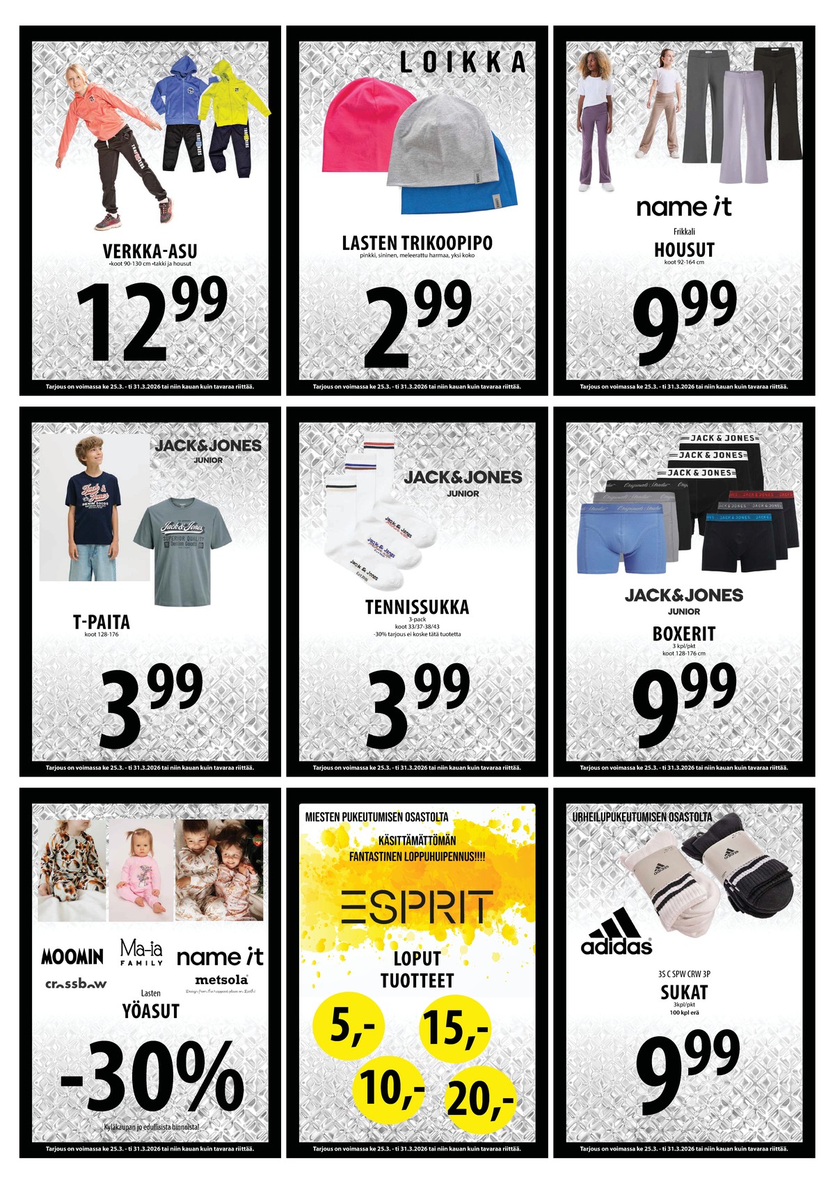 Katso ketjun Keskinen tarjouslehti viikolta 13 sivustolla Viikkotarjoukset.fi. Löydät monia hyviä tarjouksia erilaisista tuotteista. Lue tarjouslehti täältä! Sivu 17