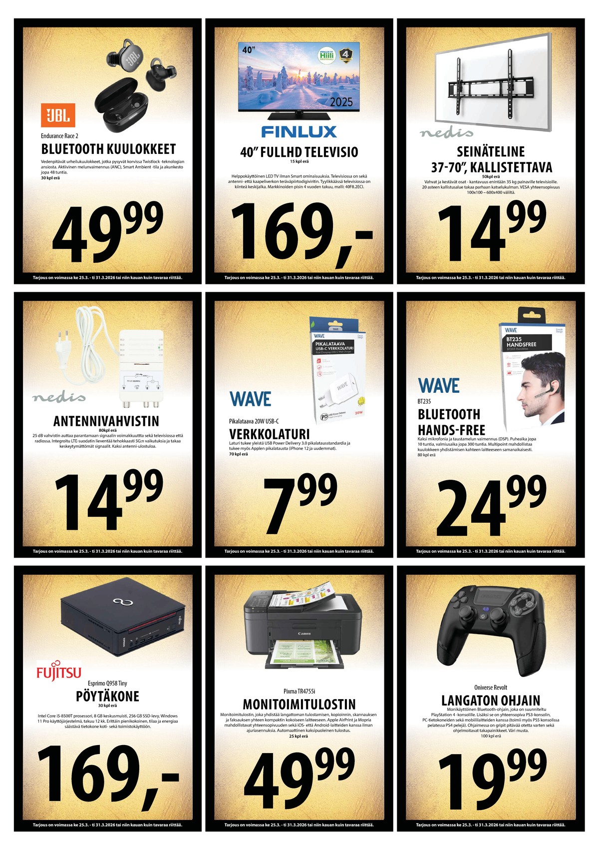 Katso ketjun Keskinen tarjouslehti viikolta 13 sivustolla Viikkotarjoukset.fi. Löydät monia hyviä tarjouksia erilaisista tuotteista. Lue tarjouslehti täältä! Sivu 19