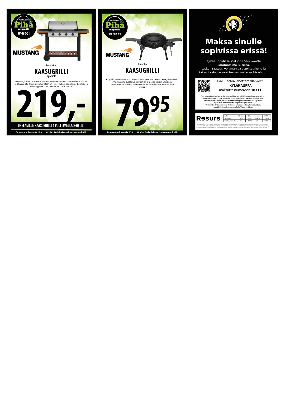 Katso ketjun Keskinen tarjouslehti viikolta 13 sivustolla Viikkotarjoukset.fi. Löydät monia hyviä tarjouksia erilaisista tuotteista. Lue tarjouslehti täältä! Sivu 23